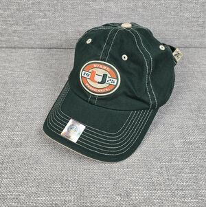Miami Hurricanes Top Of The World Strapback Hat Green